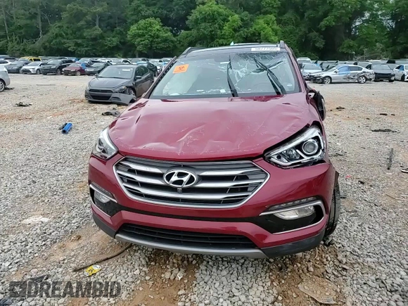 2017 Hyundai Santa Fe 2.4L with VIN 5XYZU3LB2HG399557, listed as a Copart auction lot 58777505 with 69,428 mi miles and Salvage title. Bid and sale history available at DreamBid. Image 14.