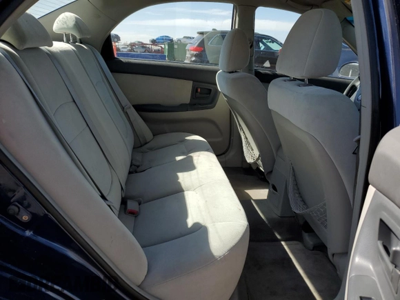 2006 Kia Spectra EX with VIN KNAFE121965253446, listed as a Copart auction lot 53084675 with 195,488 mi miles and Salvage Title. Bid and sale history available at DreamBid. Image 10.