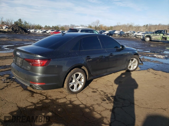 2018 Audi A4 Premium with VIN WAUDNAF43JA161339, listed as a Copart auction lot 45996685 with 92,313 mi miles and Salvage Title. Bid and sale history available at carsss.com. Image 3.