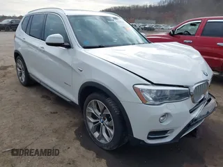 2016 BMW X3 xDrive28i with VIN 5UXWX9C54G0D71241, listed as a IAAI auction lot 41908274 with 190,895 mi miles. Bid and sale history available at carsss.com. Image 1.
