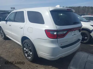 2019 Dodge Durango GT Plus with VIN 1C4RDJDG6KC691545, listed as a IAAI auction lot 41744250 with 108,422 mi miles and . Bid and sale history available at DreamBid. Image 3.