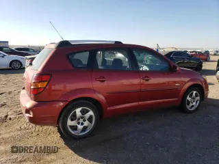 2005 Pontiac Vibe with VIN 5Y2SL63805Z464722, listed as a Copart auction lot 75618334 with 121,910 mi miles and Salvage Title. Bid and sale history available at carsss.com. Image 3.