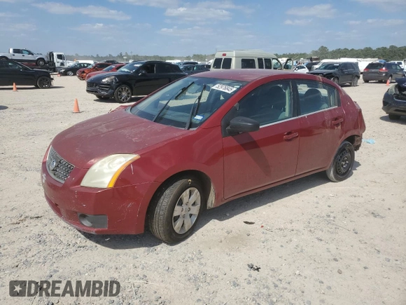 2007 Nissan Sentra 2.0 with VIN 3N1AB61E77L705146, listed as a Copart auction lot 52976845 with 280,193 mi miles and Salvage Title. Bid and sale history available at DreamBid. Image 1.