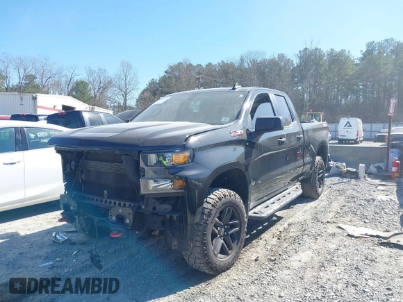 2020 Chevrolet Silverado 1500 Custom Trail Boss with VIN 1GCRYCEFXLZ132648, listed as a IAAI auction lot 41683794 with 111,782 mi miles and . Bid and sale history available at DreamBid. Image 17.