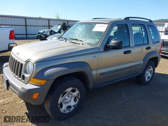 2007 Jeep Liberty Sport with VIN 1J8GL48K97W535993, listed as a IAAI auction lot 42200633 with 136,773 mi miles. Bid and sale history available at carsss.com. Image 2.