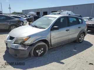 2003 Pontiac Vibe with VIN 5Y2SL62833Z407834, listed as a Copart auction lot 53695595 with 124,783 mi miles and Clean Title. Bid and sale history available at carsss.com. Image 1.