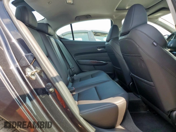 2015 Acura TLX V6 with VIN 19UUB2F32FA012244, listed as a Copart auction lot 59085705 with 110,331 mi miles and Salvage title. Bid and sale history available at DreamBid. Image 10.