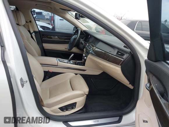 2011 BMW 7 Series 740Li with VIN WBAKB4C58BC575141, listed as a IAAI auction lot 42104510 with 100,361 mi miles and . Bid and sale history available at DreamBid. Image 5.