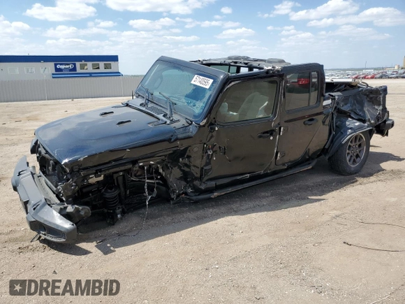 2021 Jeep Gladiator 80th Anniversary с VIN 1C6HJTAG2ML513632, выставлен на аукционе Copart как лот 57140595 с пробегом Не указан миль и Списание • Salvage title. История ставок и продаж доступна на DreamBid. Изображение 1.