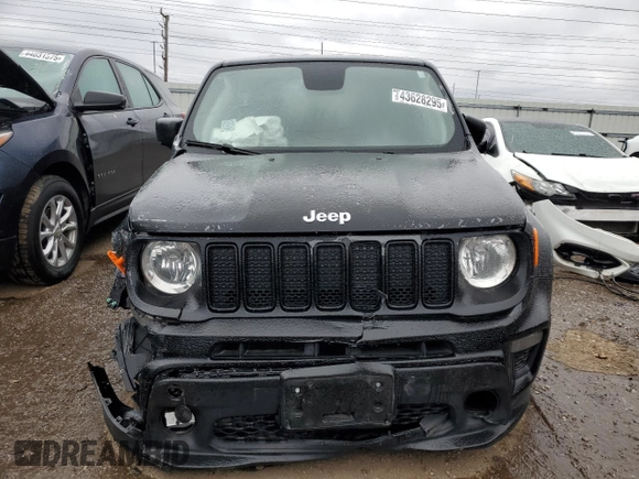 2020 Jeep Renegade Sport with VIN ZACNJAAB8LPL87630, listed as a Copart auction lot 43628295 with 52,320 mi miles and Salvage Title. Bid and sale history available at carsss.com. Image 5.
