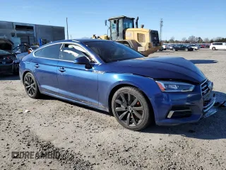 2018 Audi A5 Sportback Premium Plus with VIN WAUBNCF50JA015119, listed as a Copart auction lot 81444073 with 0 mi miles. Bid and sale history available at carsss.com. Image 4.