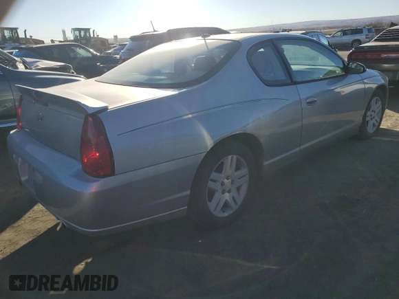 2006 Chevrolet Monte Carlo LT 3.9L with VIN 2G1WK151069275984, listed as a Copart auction lot 86397794 with 270,284 mi miles and Salvage Title. Bid and sale history available at carsss.com. Image 3.