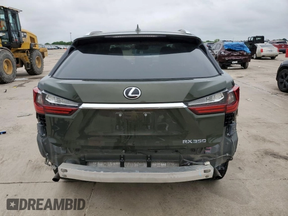 2020 Lexus RX with VIN 2T2HZMAA8LC162200, listed as a Copart auction lot 53564075 with 44,294 mi miles and Salvage Title. Bid and sale history available at carsss.com. Image 6.
