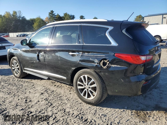 2013 Infiniti JX35 with VIN 5N1AL0MM5DC321802, listed as a Copart auction lot 76448834 with 169,516 mi miles and Clean Title. Bid and sale history available at carsss.com. Image 2.