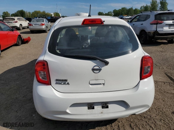 2017 Nissan Micra S with VIN 3N1CK3CP6HL267114, listed as a Copart auction lot 69652324 with NaN miles and Salvage Title. Bid and sale history available at carsss.com. Image 6.