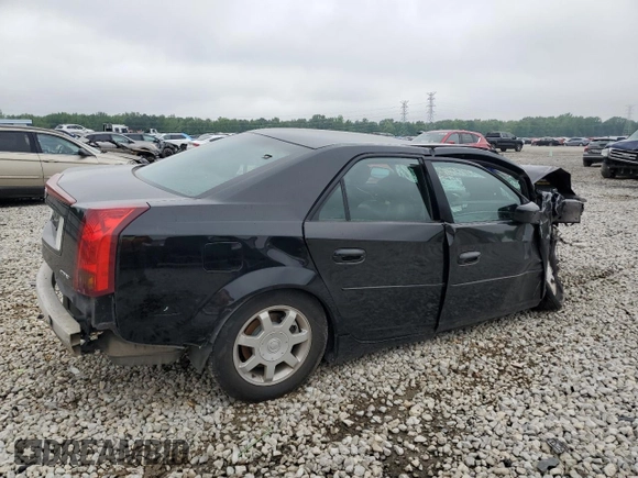 2004 Cadillac CTS with VIN 1G6DM577240139917, listed as a Copart auction lot 53414634 with 0 mi miles and Salvage Title. Bid and sale history available at carsss.com. Image 3.