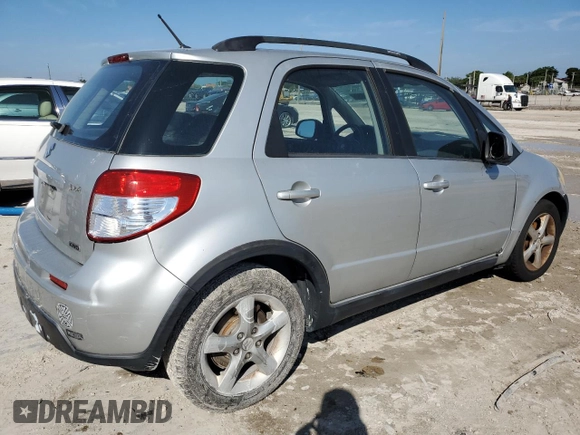 2007 Suzuki SX4 with VIN JS2YB413875101738, listed as a Copart auction lot 74173834 with 99,091 mi miles and Salvage Title. Bid and sale history available at carsss.com. Image 3.