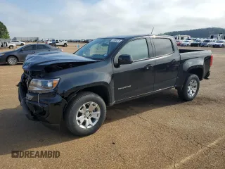 2022 Chevrolet Colorado 2WD LT with VIN 1GCGSCEA0N1308752, listed as a Copart auction lot 53984015 with 27,345 mi miles and Salvage title. Bid and sale history available at DreamBid. Image 1.