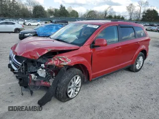 2016 Dodge Journey SXT with VIN 3C4PDCBG2GT148789, listed as a Copart auction lot 51600115 with 217,900 mi miles and Salvage Title. Bid and sale history available at carsss.com. Image 1.