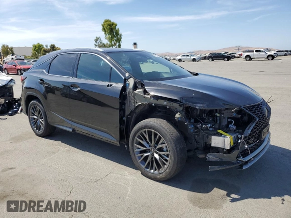 2022 Lexus RX 350 F Sport with VIN 2T2YZMDA4NC368791, listed as a Copart auction lot 60326015 with 29,217 mi miles and Salvage title. Bid and sale history available at DreamBid. Image 4.