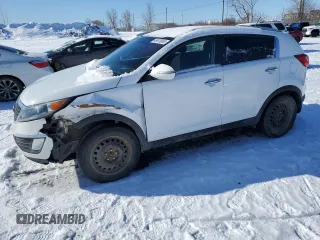 2011 Kia Sportage EX with VIN KNDPC3A27B7176688, listed as a Copart auction lot 45670065 with 187,252 mi miles and Salvage Title. Bid and sale history available at carsss.com. Image 1.