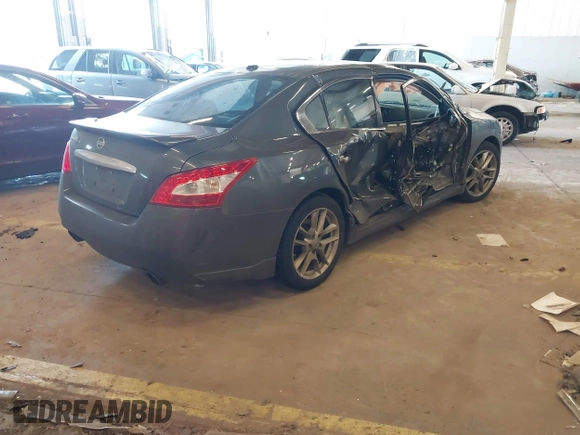 2011 Nissan Maxima SV with VIN 1N4AA5AP5BC833150, listed as a IAAI auction lot 41963937 with 176,089 mi miles and . Bid and sale history available at DreamBid. Image 4.