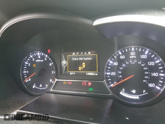 2015 Kia Optima SXL Turbo with VIN 5XXGR4A61FG460113, listed as a Copart auction lot 83694364 with 144,901 mi miles and Salvage Title. Bid and sale history available at DreamBid. Image 9.