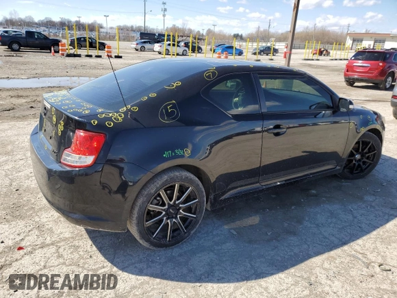 2013 Scion tC with VIN JTKJF5C73D3057301, listed as a Copart auction lot 50015625 with 143,306 mi miles and Salvage Title. Bid and sale history available at carsss.com. Image 3.