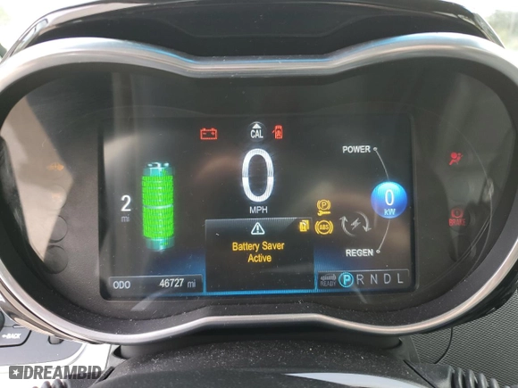2016 Chevrolet Spark EV LT with VIN KL8CL6S05GC609347, listed as a Copart auction lot 66760803 with 46727 miles. Bid and sale history available at carsss.com. Image 9.