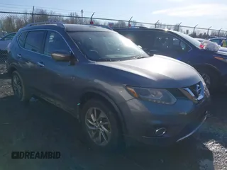 2014 Nissan Rogue SL with VIN 5N1AT2MV7EC868186, listed as a IAAI auction lot 41758363 with 111,037 mi miles. Bid and sale history available at carsss.com. Image 1.