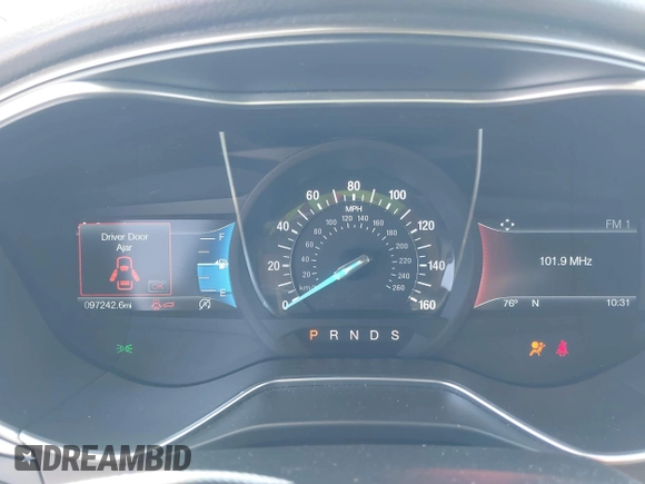 2017 Ford Fusion SE with VIN 3FA6P0HDXHR177878, listed as a IAAI auction lot 42610959 with 97,242 mi miles and . Bid and sale history available at DreamBid. Image 7.