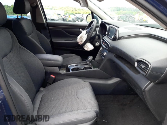 2020 Hyundai Santa Fe SE with VIN 5NMS2CAD0LH180221, listed as a Copart auction lot 55202262 with 0 mi miles. Bid and sale history available at carsss.com. Image 5.