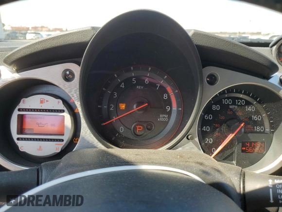 2012 Nissan 370Z Touring with VIN JN1AZ4FH5CM370911, listed as a Copart auction lot 68109714 with 41,454 mi miles and Salvage Title. Bid and sale history available at carsss.com. Image 9.