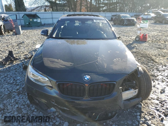 2017 BMW 2 Series 230i xDrive with VIN WBA2H9C30HV642466, listed as a Copart auction lot 80106984 with 0 mi miles and Salvage Title. Bid and sale history available at carsss.com. Image 5.