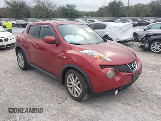 2013 Nissan Juke S with VIN JN8AF5MR6DT221605, listed as a IAAI auction lot 41564352 with 1 mi miles. Bid and sale history available at carsss.com. Image 1.
