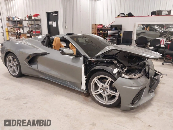 2023 Chevrolet Corvette 2LT with VIN 1G1YB3D42P5139354, listed as a IAAI auction lot 41963434 with 14,005 mi miles. Bid and sale history available at carsss.com. Image 1.