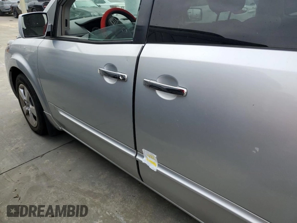 2007 Nissan Quest S with VIN 5N1BV28U37N104102, listed as a Copart auction lot 74702164 with 0 mi miles and Salvage Title. Bid and sale history available at carsss.com. Image 13.