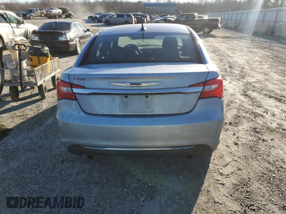 2014 Chrysler 200 LX with VIN 1C3CCBAG8EN172139, listed as a Copart auction lot 87278814 with 140,186 mi miles and Salvage Title. Bid and sale history available at carsss.com. Image 6.