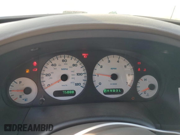 2002 Dodge Caravan SE with VIN 1B8GP24322B653040, listed as a Copart auction lot 46462415 with 75,888 mi miles and Salvage Title. Bid and sale history available at carsss.com. Image 9.