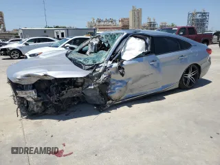 2021 Honda Accord Touring with VIN 1HGCV2F90MA023702, listed as a Copart auction lot 56951865 with Not provided miles and Salvage title. Bid and sale history available at DreamBid. Image 1.