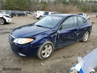 2010 Hyundai Elantra GLS with VIN KMHDU4AD2AU872040, listed as a Copart auction lot 46584425 with 85,232 mi miles and Non Repairable. Bid and sale history available at carsss.com. Image 1.
