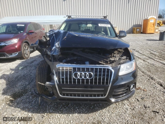2016 Audi Q5 Premium with VIN WA1C2BFPXGA122824, listed as a Copart auction lot 45734305 with 146,113 mi miles and Salvage Title. Bid and sale history available at carsss.com. Image 5.