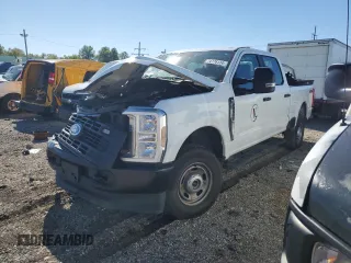 2024 Ford Super Duty F-250 SRW XL with VIN 1FT7W2BA1REC60180, listed as a Copart auction lot 74776124 with 0 mi miles and Salvage Title. Bid and sale history available at carsss.com. Image 1.