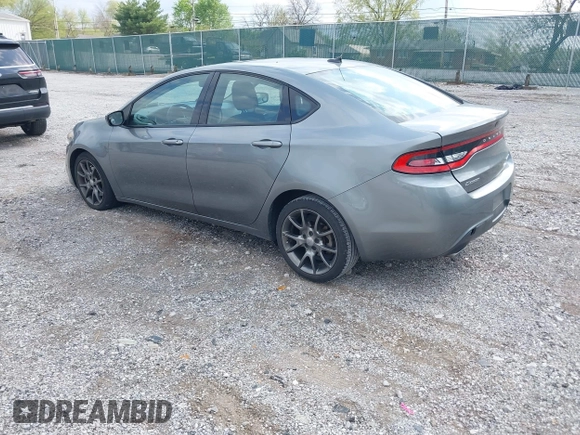2013 Dodge Dart SXT with VIN 1C3CDFBA2DD343499, listed as a IAAI auction lot 41997107 with 110,446 mi miles. Bid and sale history available at carsss.com. Image 3.