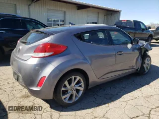 2017 Hyundai Veloster with VIN KMHTC6AD8HU318439, listed as a Copart auction lot 43322083 with 64,664 mi miles. Bid and sale history available at carsss.com. Image 3.