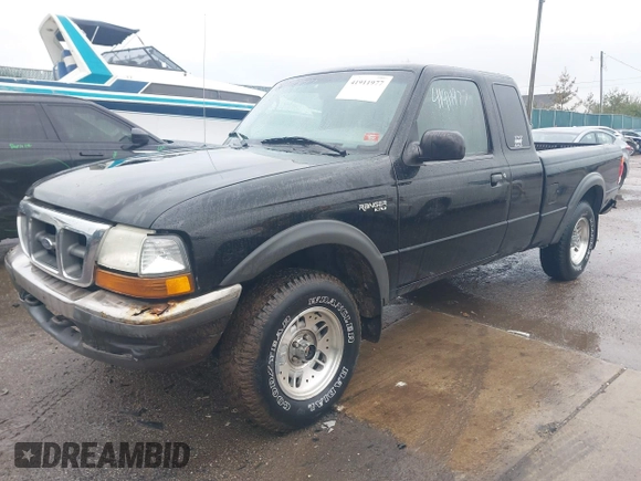 1998 Ford Ranger XL with VIN 1FTZR15U4WPA46929, listed as a IAAI auction lot 41911977 with 202,406 mi miles. Bid and sale history available at carsss.com. Image 2.
