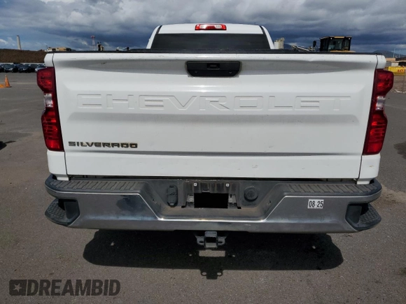 2019 Chevrolet Silverado 1500 Work Truck with VIN 3GCNWAEF2KG202277, listed as a Copart auction lot 42603945 with 118,807 mi miles and Salvage Title. Bid and sale history available at DreamBid. Image 6.