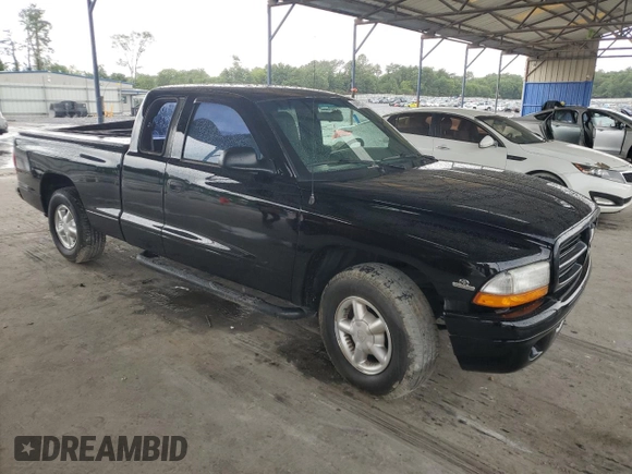 1999 Dodge Dakota with VIN 1B7FL22P8XS262905, listed as a Copart auction lot 64865724 with 177,022 mi miles and Salvage Title. Bid and sale history available at carsss.com. Image 4.
