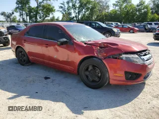 2010 Ford Fusion SE with VIN 3FAHP0HG0AR232010, listed as a Copart auction lot 52396905 with 162,811 mi miles and Salvage Title. Bid and sale history available at DreamBid. Image 4.