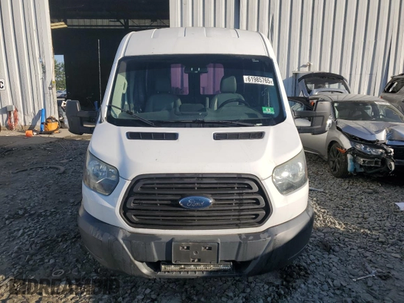 2015 Ford Transit Cargo with VIN 1FTNR2CG1FKA07097, listed as a Copart auction lot 61985765 with 74,100 mi miles and Salvage title. Bid and sale history available at DreamBid. Image 5.